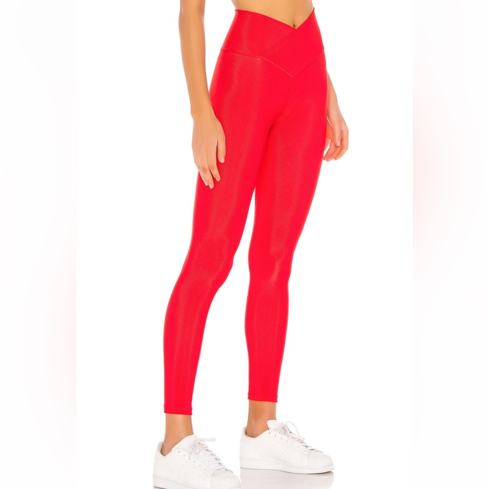 Ribbed athletic legging